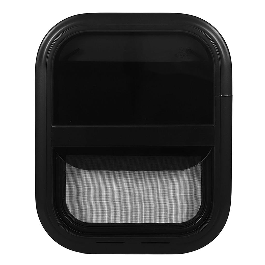 RV Window UV Protection Movable Insect Screen Black Strong Seal RV Vertical Sliding Window Universal for Caravan