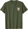 Maglietta a Maniche Corte Casual 100% Cotone Bripac Brigata Paracadutisti Esercito Paraca