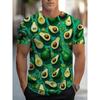 Summer Men's 3D Printed Crew Neck T-shirt Is Fashionable, Versatile, Breathable, Trendy, and Casual
