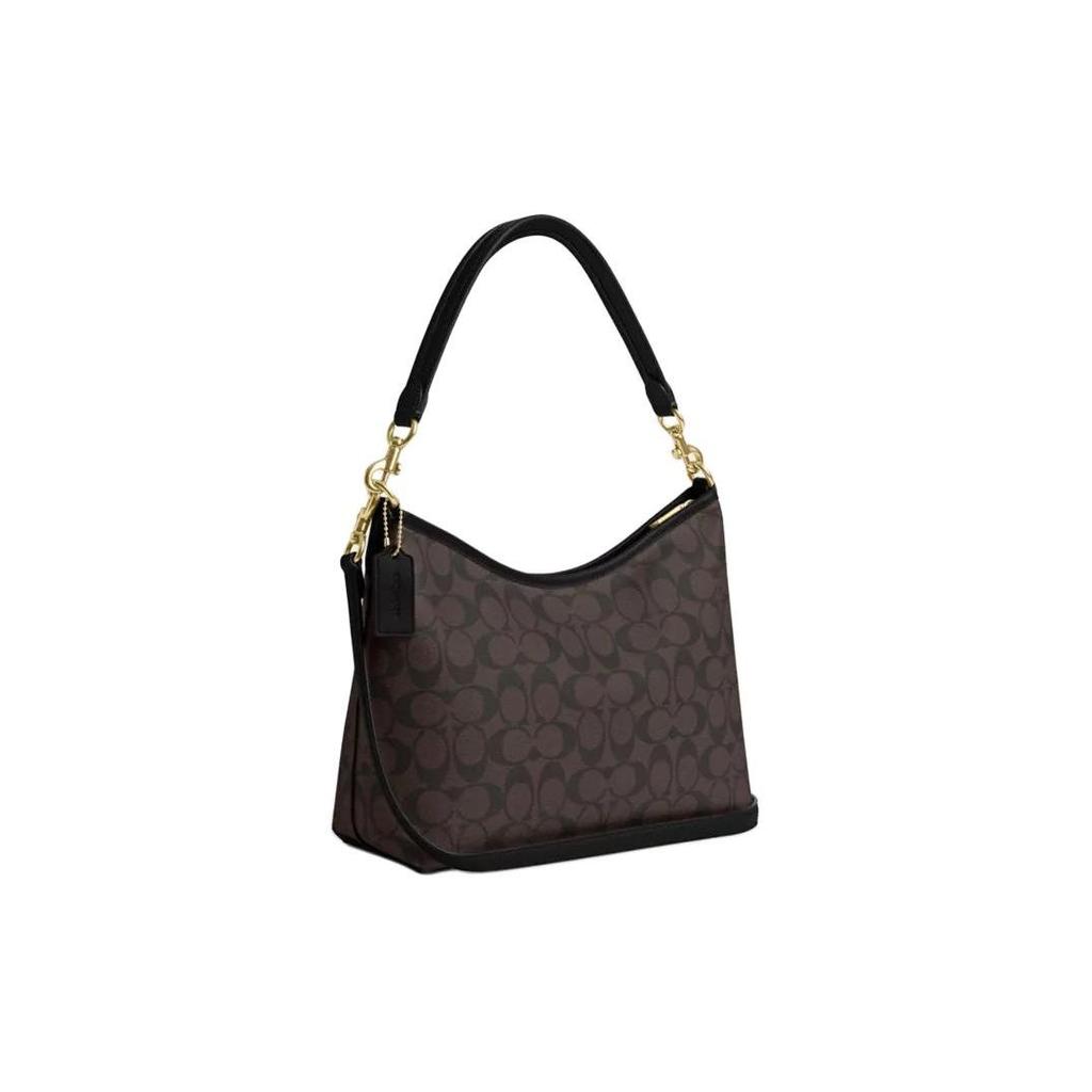 Coach Laurel 31 Commuter Large Capacity Detachable Shoulder Strap Signature Coated Canvas And Smooth Leather Slouch Bag Women Handbags CR149-IMAA8
