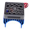 RC Cooling Fan with Heatsink Metal Cover Blue 28000rpm 40mm Motor Fan for 1 8 1 10 RC Car