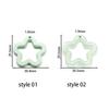 10Pcs/Lot Colorful Acrylic Five-Pointed Star Loose Pendent For DIY Necklace Bracelet Jewelry Making Accessories Supplies