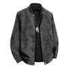Spring and Autumn Leather Jacket Men Suede Coats Windbreaker Oversized Plus Size Street Moto Waterproof Softshell