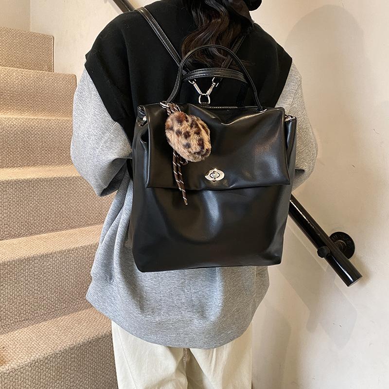 Student Class Backpack Women's 2025 New Trend Fashion Student Bag Premium Versatile Women's Bag