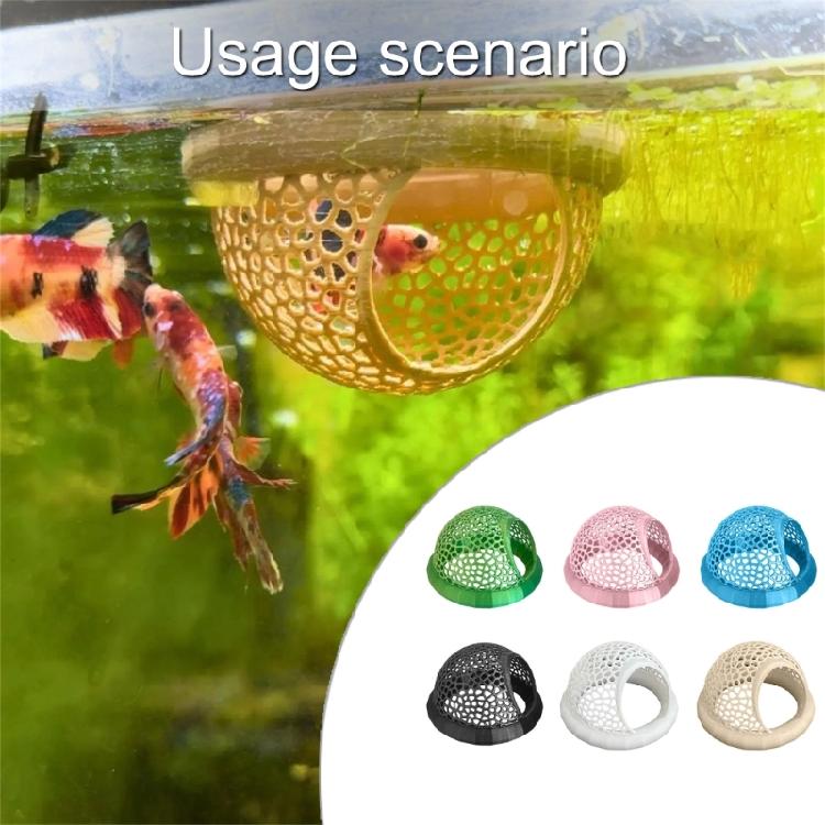 Floating Betta Cave Fish Resting Zone Improves Tanks Decoration Minimizes Stress Through Spacious Design