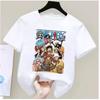One Piece Boy's Girl's T Shirt Summer Kids Anime T-Shirt Luffy Zoro Nami Chopper Cute Clothes Cartoon Tees Birthday Gifts Tops