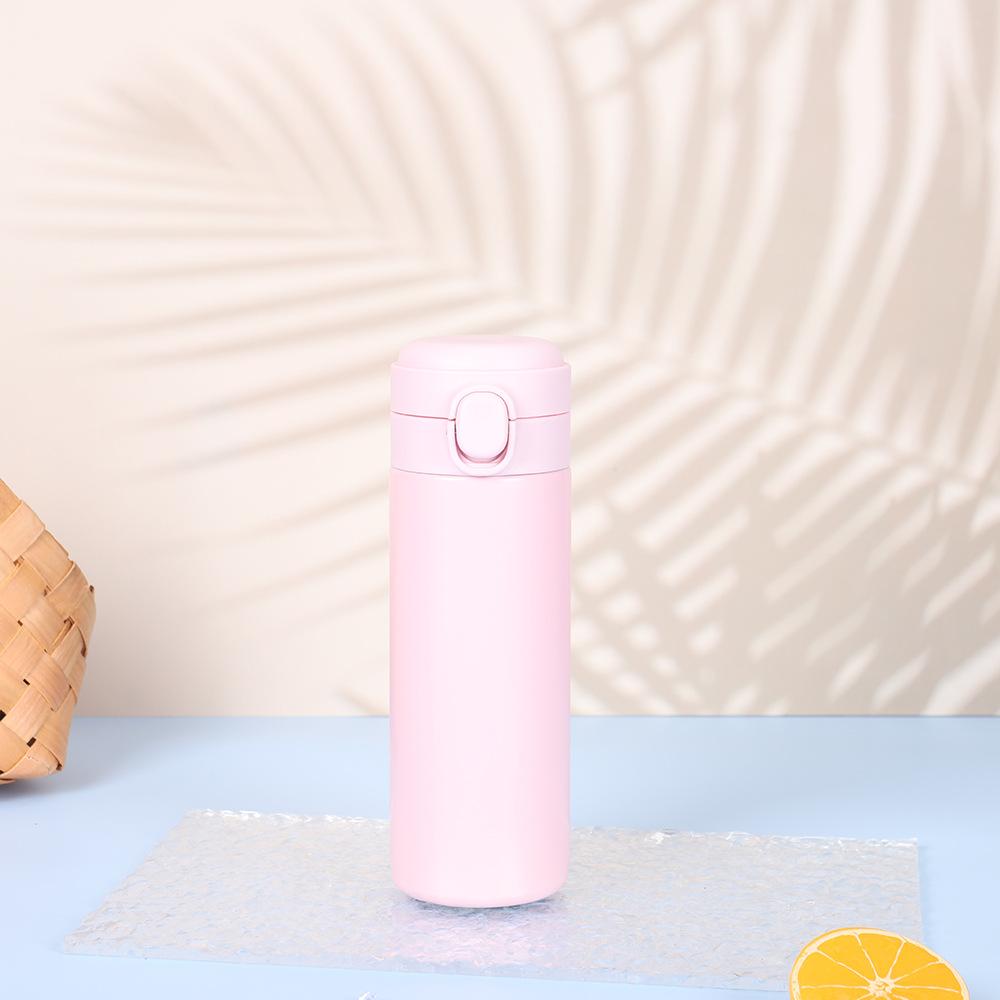 320ML Stainless Steel Thermal Mug Office Home Thermos Cup Bouncing Cover Vacuum Flask Thermos Cup Coffee Tea Milk Thermo Bottle