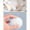 2\4\6PCS TPR Anti Winding Laundry Ball Circular Pure White Magic Cleaning Drum Washing Machine For Dirt Removal And Knotting