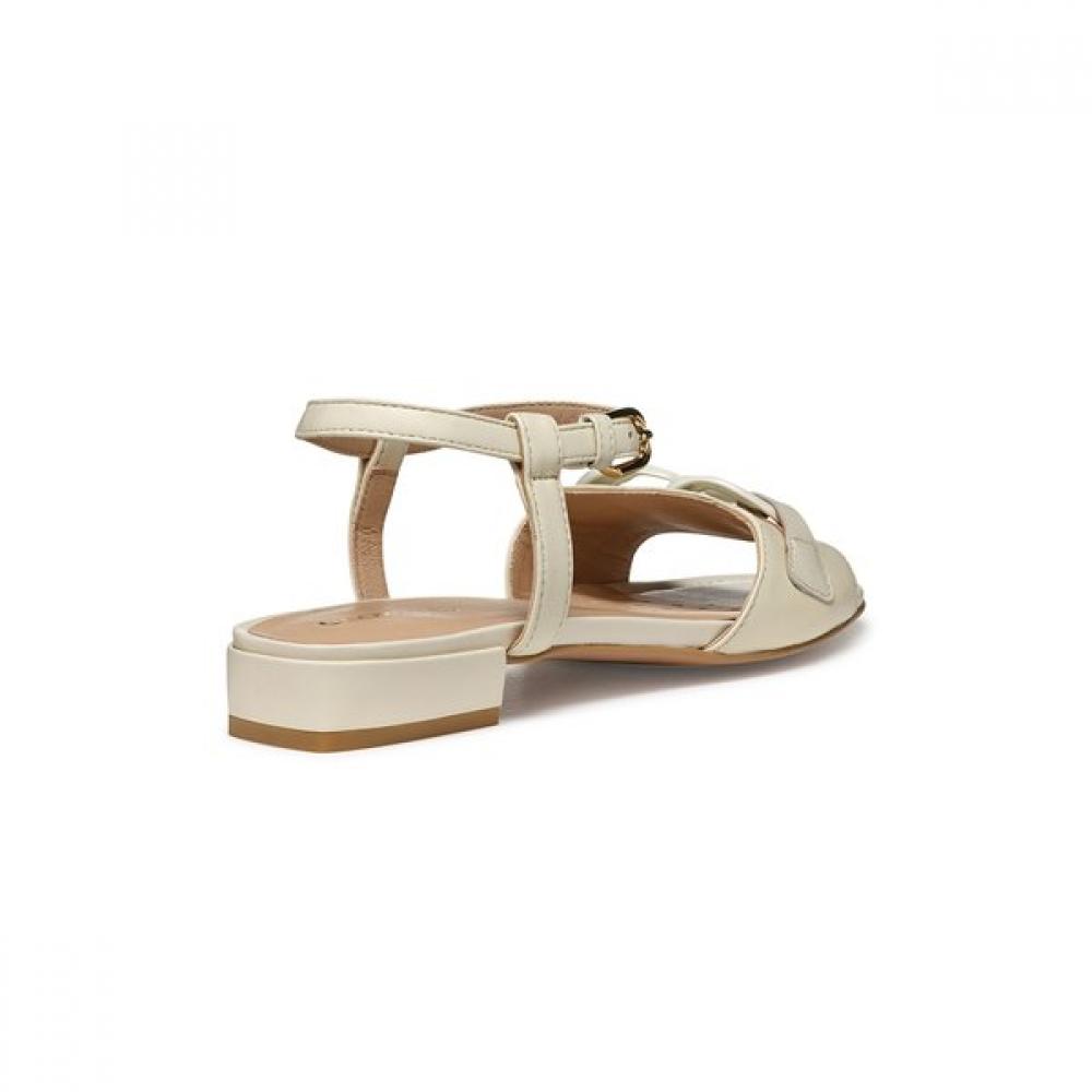 Geox Women S Comfort Strap dreSS Sandal White 8gx80d5m9d New Eraclia 15
