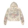 Y2K Camo Print Zip Hoodie Couples Streetwear Loose Fit Long Sleeve Casual