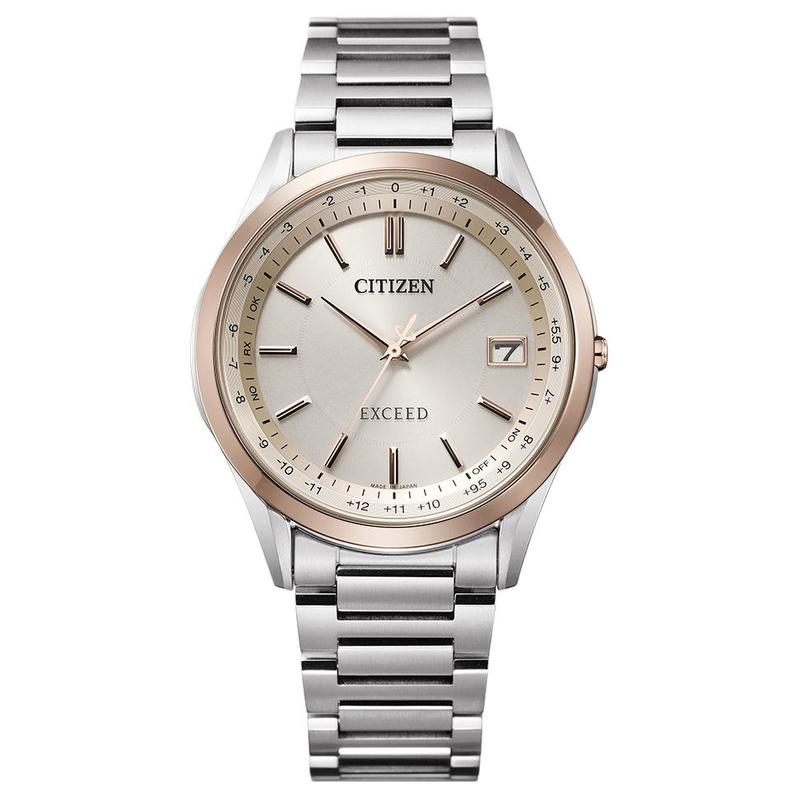 

CITIZEN Exceed Series 50 Meter Waterproof Calendar Perpetual Calendar World Time Solar Quartz Super Titanium Strap 38mm Men s Watch Yellow CB1115-50B синій