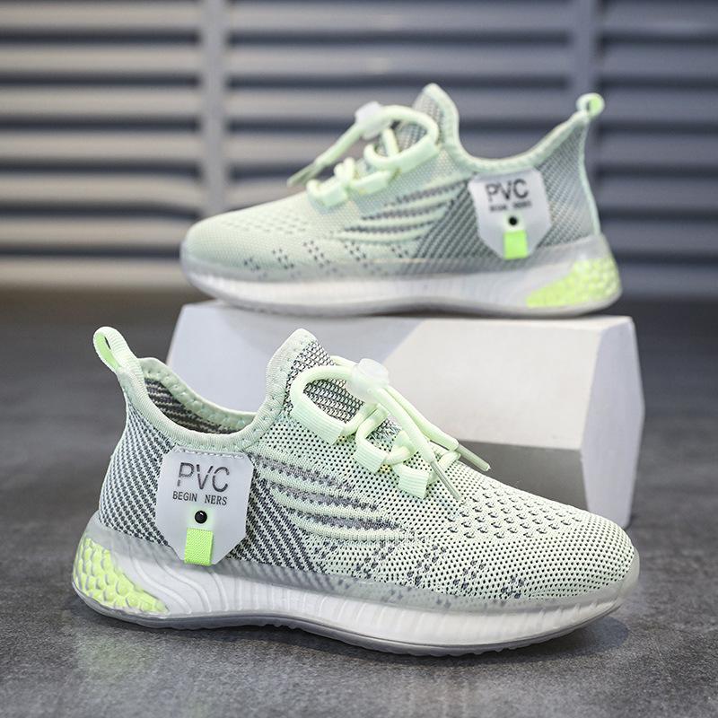 2025 spring new children's dad shoes Korean version of trendy shoes mesh breathable coconut shoes boys and girls student sports shoes