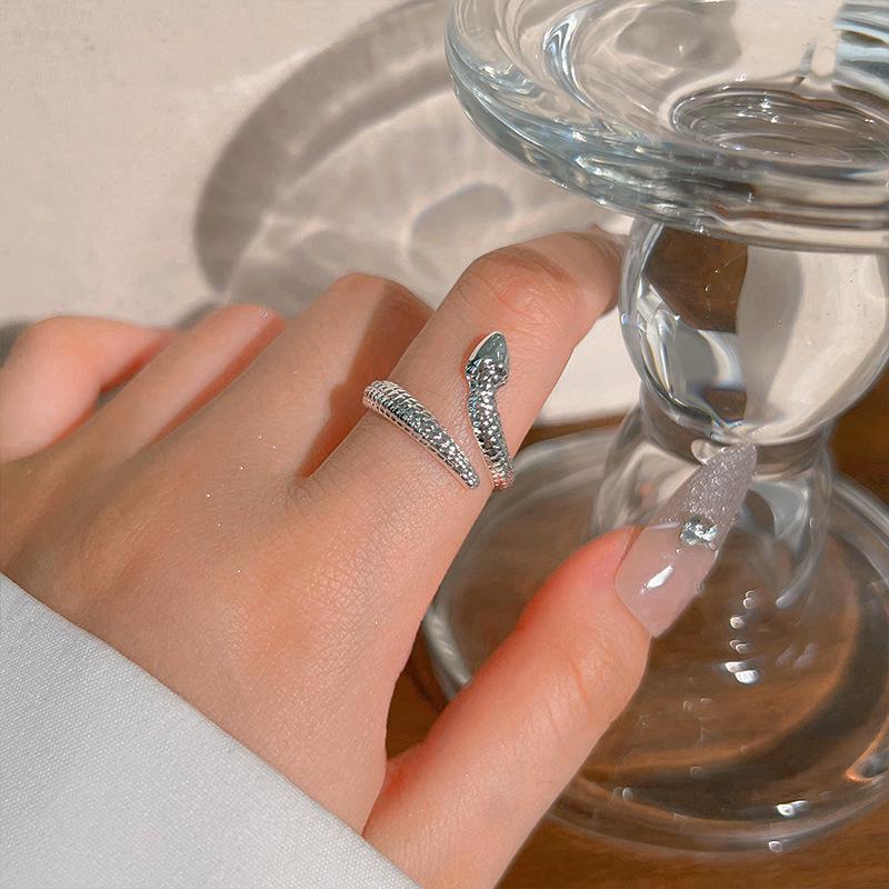 Adjustable Heart Ring: Women's 925 Sterling Silver, Retro Minimalist Style, Index Finger Fashion