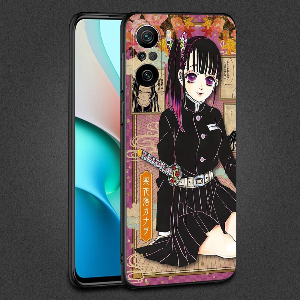 Fall für Xiaomi Redmi Hinweis 11 10 9 8 Pro 12 10C 9S 10S 11S 9A 9T 9C 10A 7 K40 8T Silikon Telefon Abdeckung Dämon Slayer Kunst Fundas