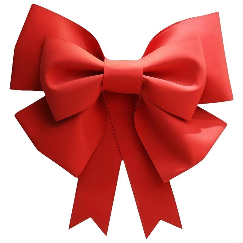 

Big Festival Ribbon Bowknot for Birthday Celebration Large Decorative Fabric Bowknot for Wedding Party Centerpieces M красный