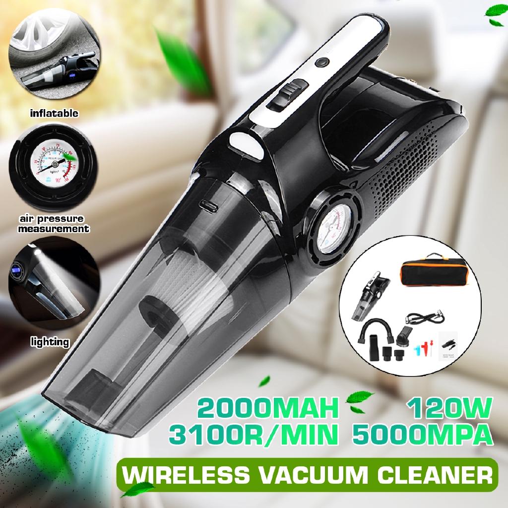 

Многофункциональный беспроводной автомобильный пылесос с цифровым дисплеем, портативный, для автомобиля, двойного назначения, автомобильный, автоматический надувной насос, воздушный компрессор 4 в 1 Digital display