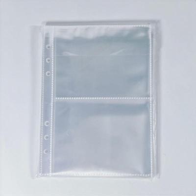 A5 Transparent PVC File Folder Multifunctional Loose Leaf Document Organizer For Photo Card Collection Postcard Storage Binder