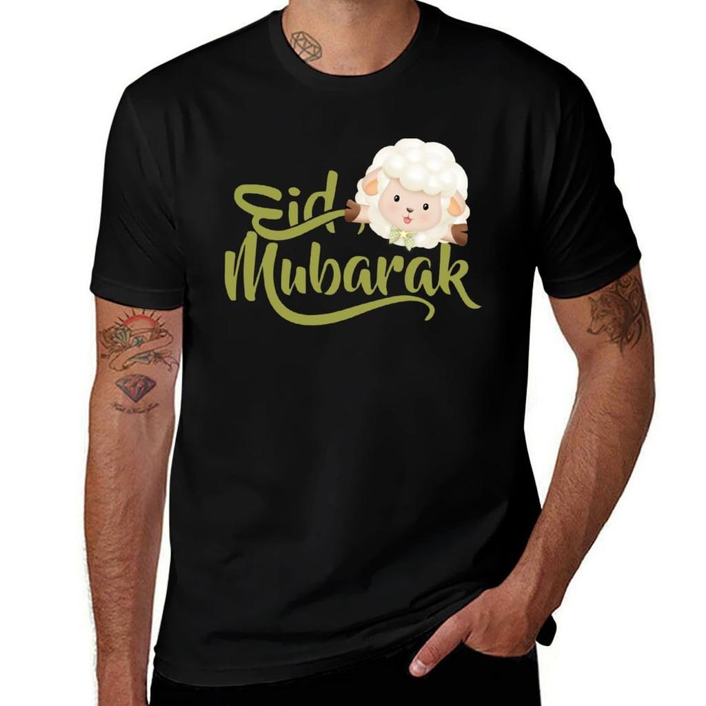 Eid Al adha mubarak TShirt mens graphic t shirts cotton tshirt 100 TShirt