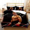 Mike Tyson Boxing Champion Bedding Set Printed Bed Set With Pillowcase Bed Duvet Cover Soft Single Double Queen Super King Size