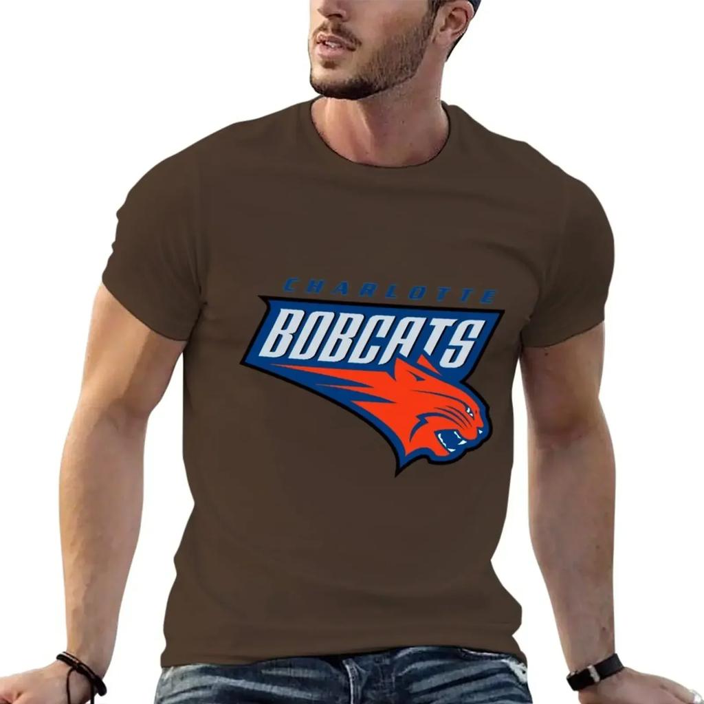 Bobcats merch T-Shirt sweat funnys Aesthetic clothing plain white t shirts