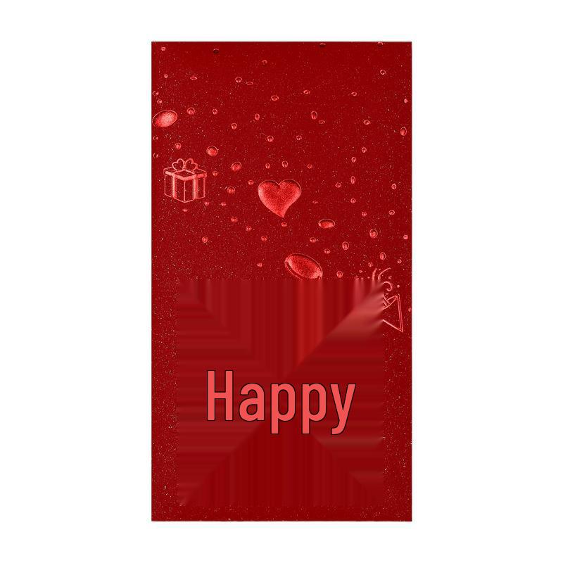 2025 Creative Red Wedding Envelope for Gift Money - Small & Large Sizes