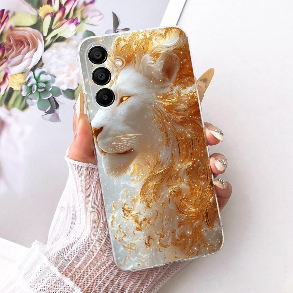 Silicone Case For Samsung Galaxy A16 Cover SM-A165F New Colorful Flower Soft Phone Case For Samsung A16 A26 A36 A56 5G Protector