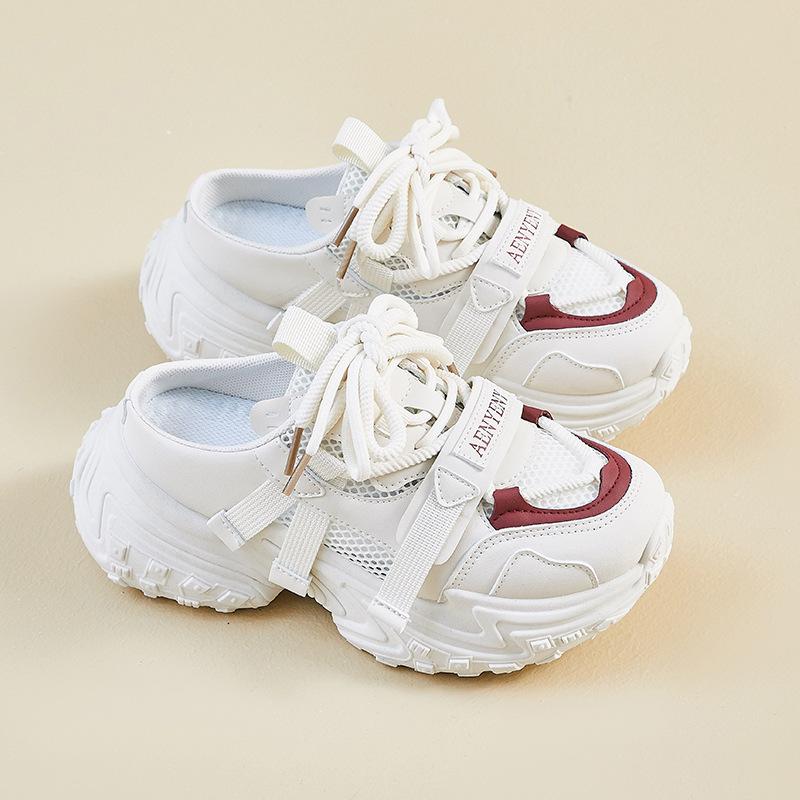 New Half-support Dad Shoes for Women In Summer Students' Leisure Mesh Breathable and Heightened