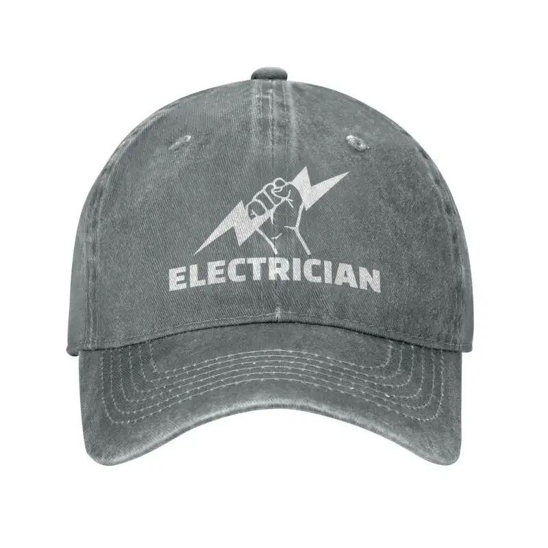 Personalized Cotton Electrician Baseball Cap Hip Hop Women Men's Adjustable Engineer Electrical Power Dad Hat Autumn