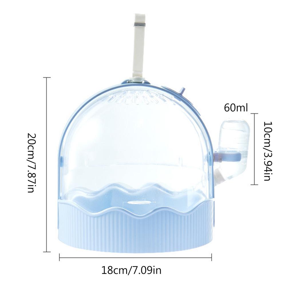 Přepravky pro domácí mazlíčky Klec Přenosná Klec pro křečka Cestovní klec pro domácí mazlíčky s 60ml lahví na vodu a větracími otvory