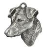 Jack Russell Terrier - Silver-plated Key Ring with Dog, Handbag Decoration, Backpack Pendant by Art-Dog Brand