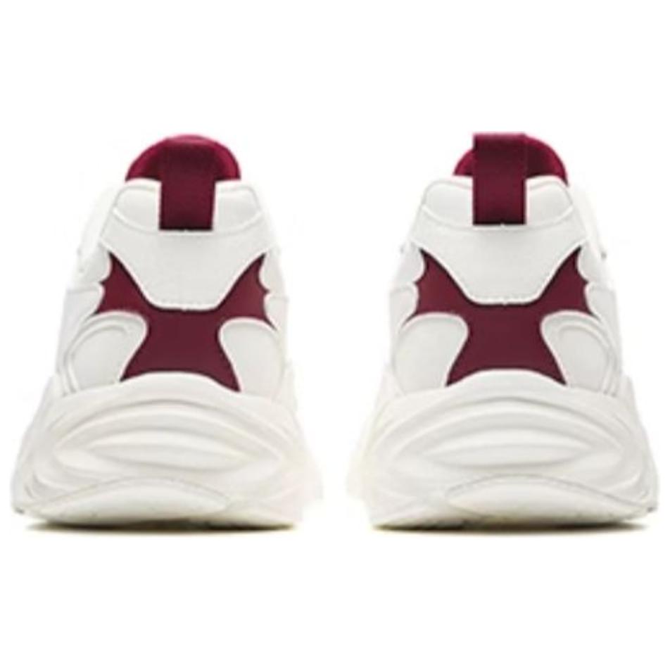 New Anta Wear-Resistant Balance Low-Top Chunky Sneakers Men's White Red 112438813-1