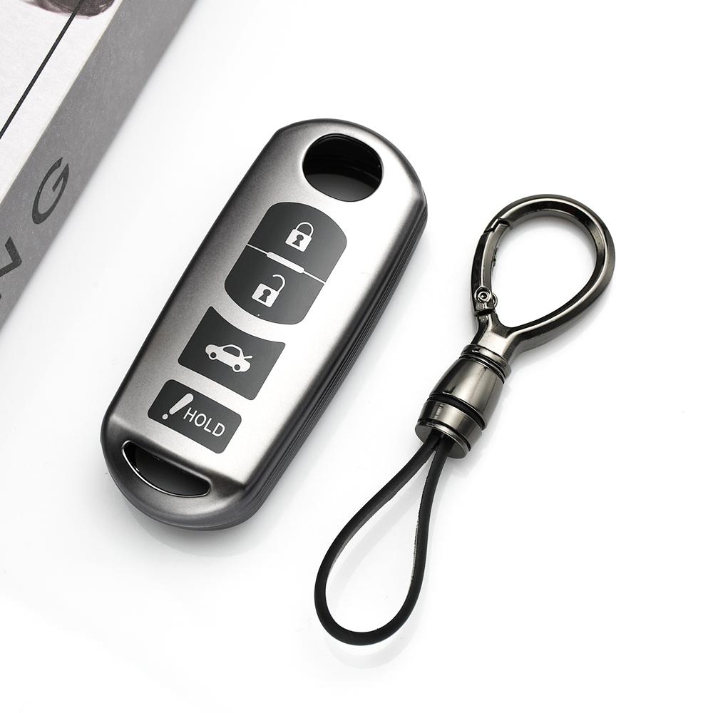 Auto Keyless Fob Shell Bag For Mazda Cx5 Cx7 Cx-9 Cx8 Cx-3 Cx3 Cx-5 2 3 5 6 Bl Bm Gj Atenza Axela Demio Tpu Car Key Case Cover