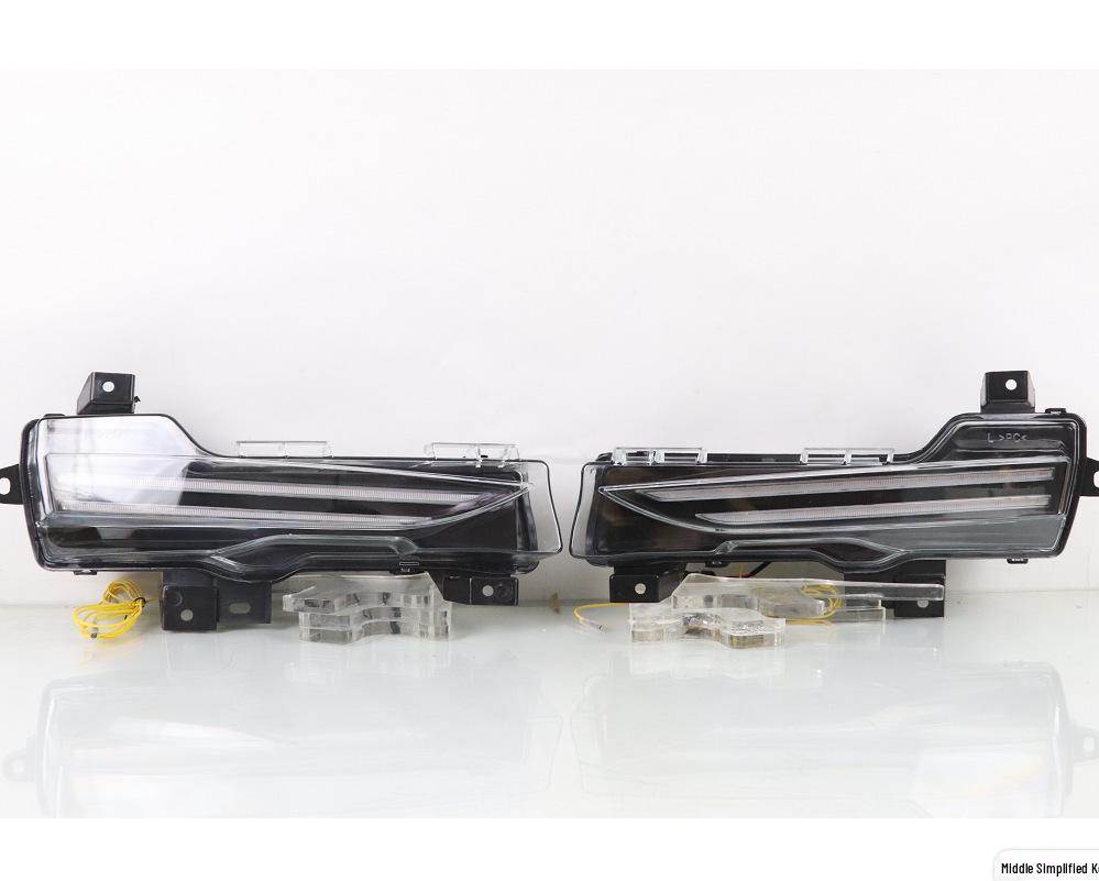 LED Daytime Running Lights for Tesla Model 3 (19-21) and Model Y, Porsche-Compatible.