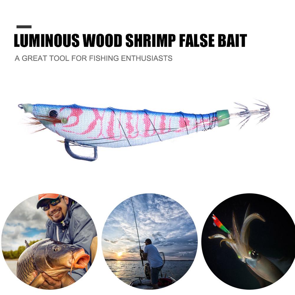 

Bionic Shrimp Baits 12cm 14.3g Luminous Jigging Bait for Fishing Lovers (Blue)
