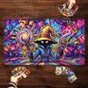 Mysterious Wizard MTG&TCG Tabletop Game Mat Magic Party Playmat Durable Rubber for Games 35X60cm Mouse Pad PC Offices Desk Mats