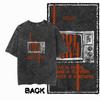 G02 Back Print Cotton Big Size 1984 Graphic Men T-shirt | Acid Washed  Streetwear Cool Vintage O-neck Men's Tee Tshirt