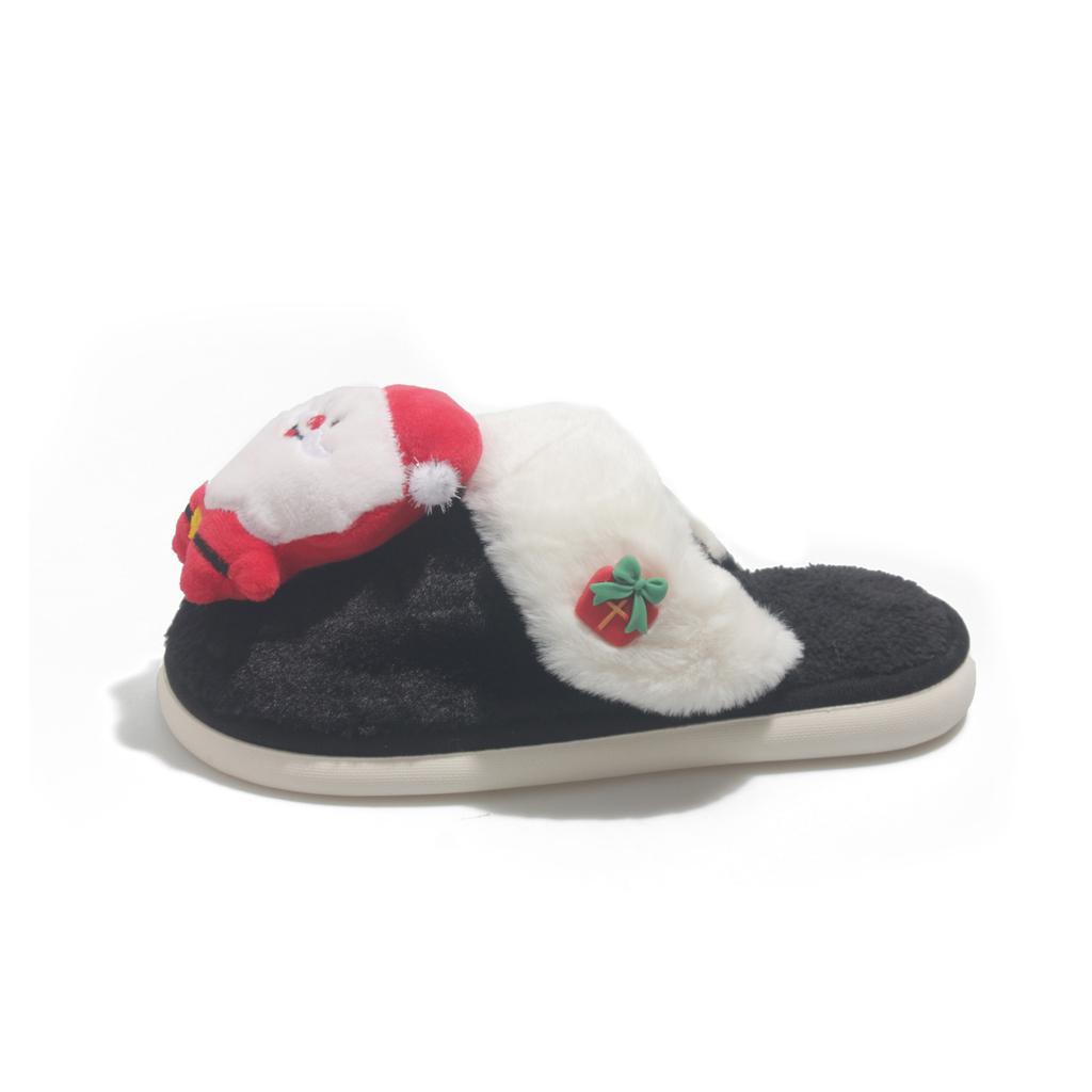 Shoes for Women Christmas Indoor Non-slip Slippers Cotton Xmas Slipper for Women Autumn Winter Warm Thick Sole Zapatos De Mujer