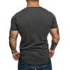 Fashion Men's Casual Fit Short Sleeve Slim Muscle Bodybuilding T-shirt Tee Tops For Ultimate Comfort