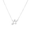 Cui Yan S925 Sterling Silver Irregular Flower Necklace for Women, Korean Style Clavicle Chain, Spring/Summer Collection.