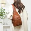 Women's Shoulder Bag PU Chest Bag Lightweight Travel Crossbody Bag