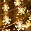 20ft 4040 LED lights,Indoor LED Star Snowflake Christmas Lights Fairy String EID Decorations for Home Holiday Lighting Ornaments