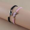 2 Stück Einfaches Schmetterling Handgewebtes Paar Armband Für Frauen Männer Modisches Schmetterlingsarmreif Vielseitiges Gewebtes Armband Geschenke