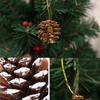 9Pcs/set Home Xmas Party Christmas Tree Ornament Pine Nuts Pinecone Hanging Ball