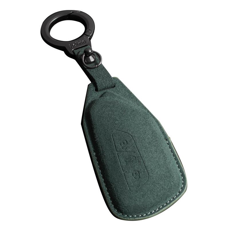 Volkswagen Wildleder Schlüsselhülle für Touran, Tayron, Tiguan L, Sagitar, Lamando L, Magotan, CC, ID4 - Vollständige Abdeckung