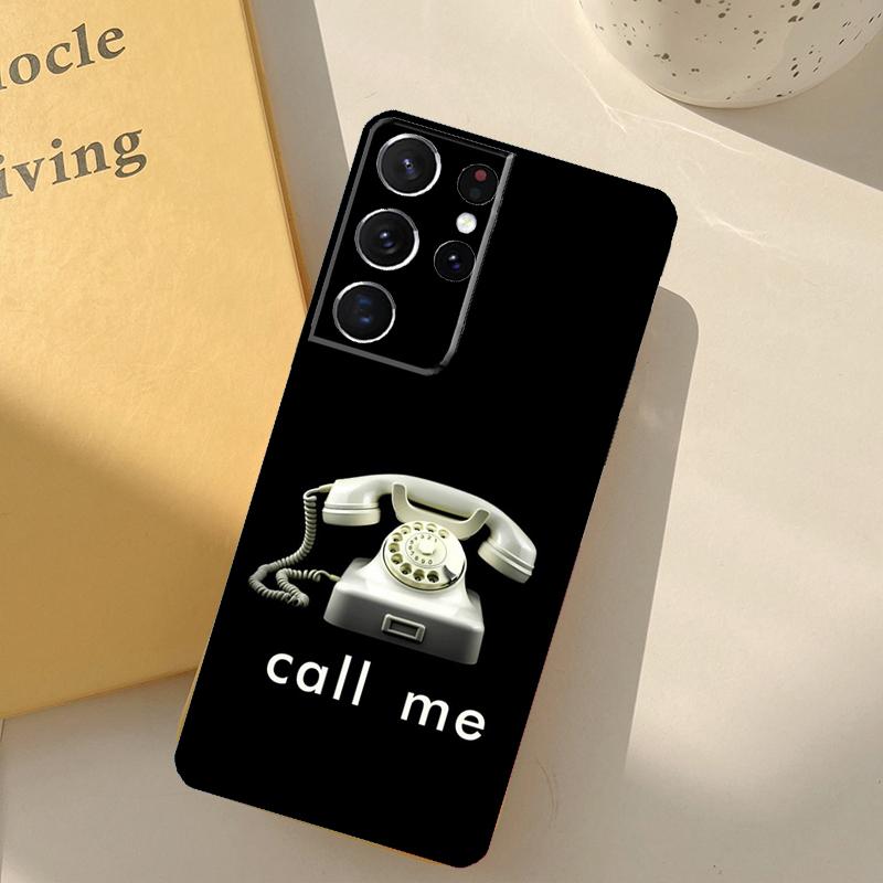 Retro Rotary Dial Telephone Phone Case For Samsung Galaxy S25 Ultra S20 S21 S22 S23 S24 Plus S9 S10 S25 FE Cover Shell