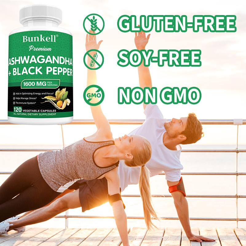 Organic Black Pepper Extract – Soothes and relieves stress 120 Capsules