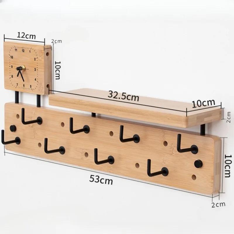 Bedroom Clothing Storage Wall Clothes Hanger Space Saving Home Organization Wall Mounted Kitchen Towels Clothes Hats Toilet