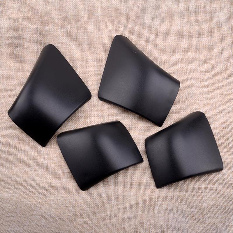 4Pcs Car Black Roof Rack Cover Cap Rail End Shell Plastic Fit For Tesla Model 3 2017 2018   Accessories