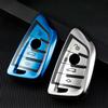 Tpu Car Remote Key Case Cover Shell Fob För BMW G20 G30 X1 X3 X5 X6 X7 G11 G15 F15 F16 G01 G05 1 3 5 6GT 7-serien Tillbehör