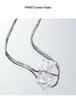 VOYAGE Titanium Steel Crushed Silver Unisex Necklace - Trendy Clavicle Chain, Hip Hop Style